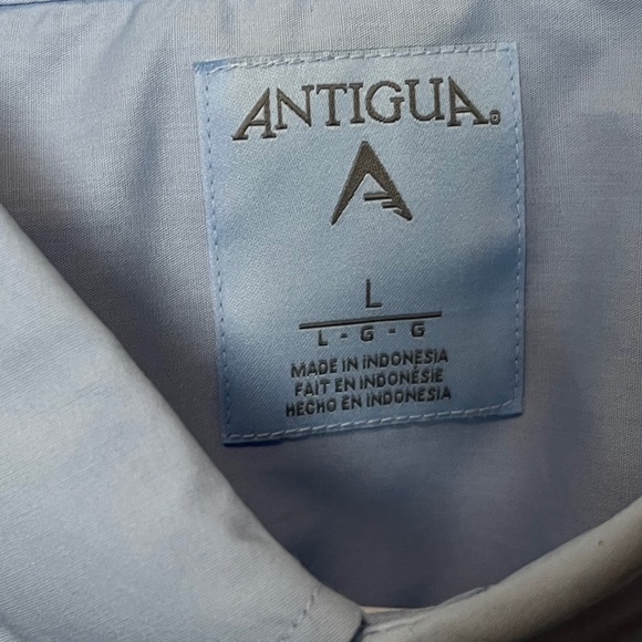 ANTIGUA NFL Team Apparel New York Giants Full-Button Front Shirt (Size L) - Picture 5 of 15